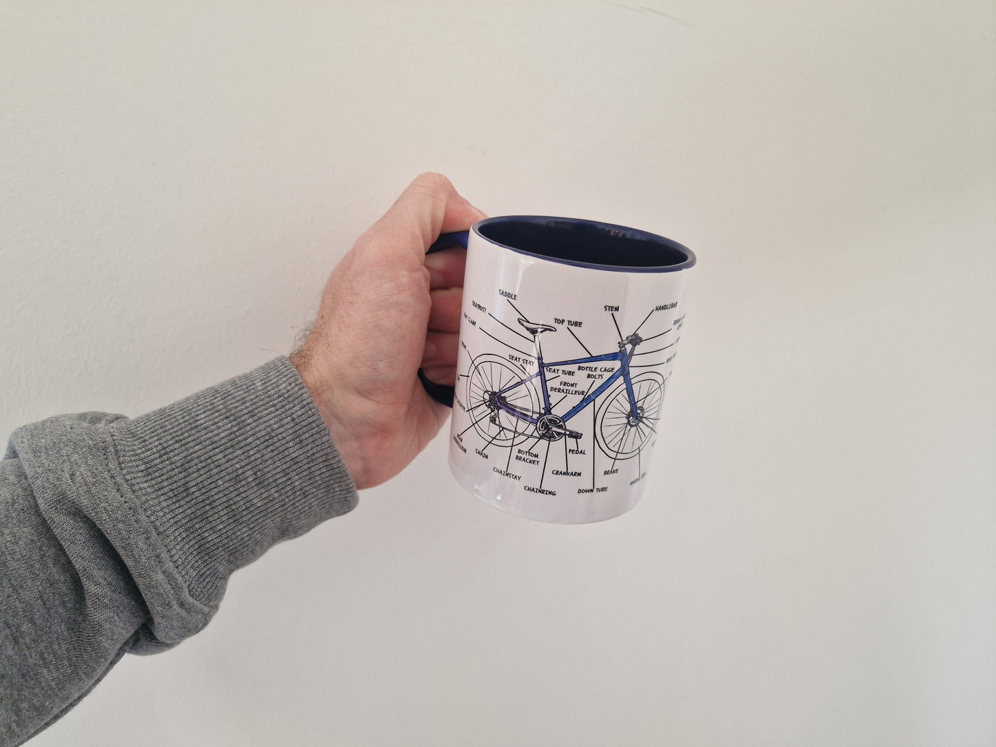 Bicycle Anatomy 101 Mug