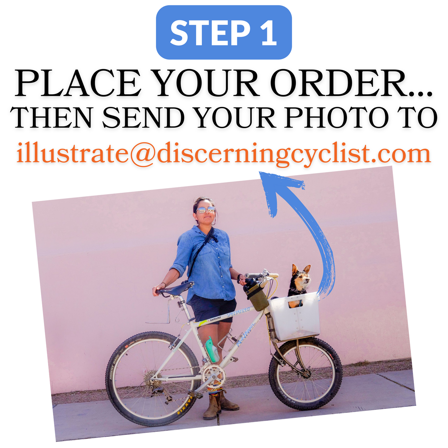 Custom Cycling Illustration (Digital Portrait)