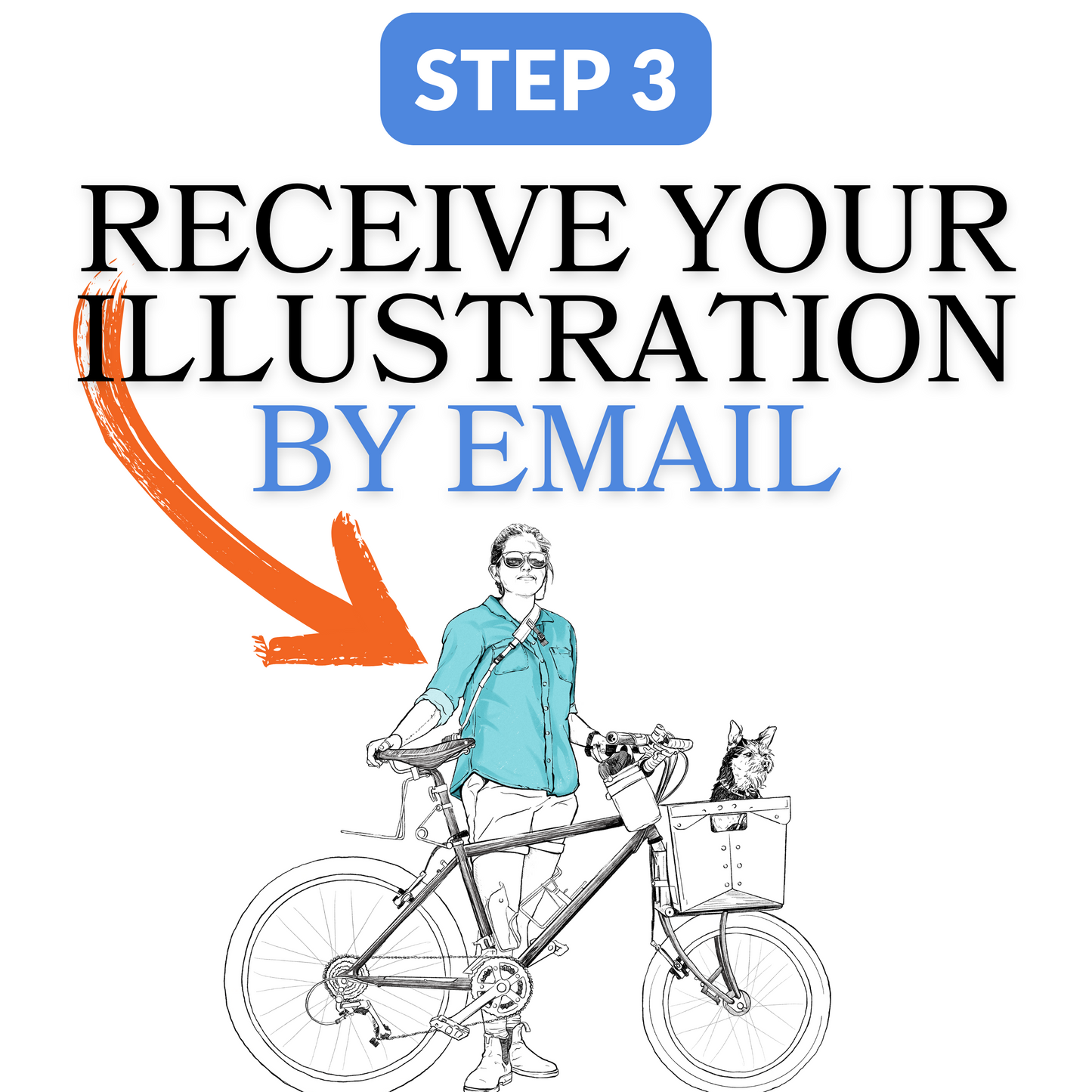 Custom Cycling Illustration (Digital Portrait)