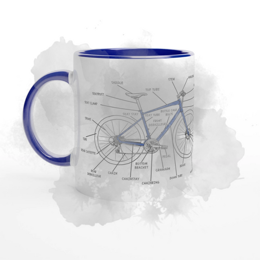 Bicycle Anatomy 101 Mug